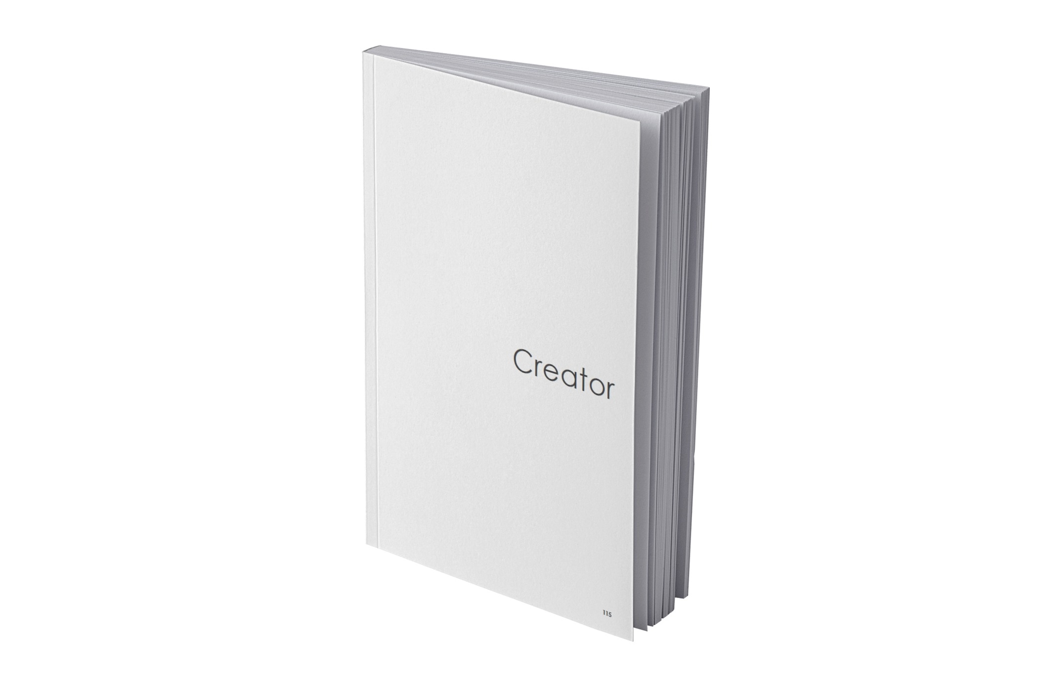 Ikona cennika - książka z napisem Creator będącym nazwą kolekcji.